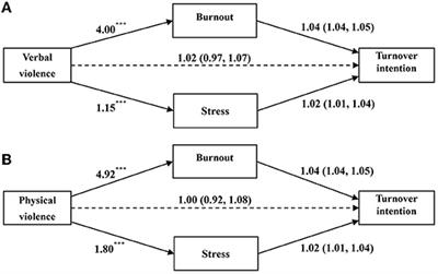 Workplace Violence and Turnover Intention Among Psychiatrists in a National Sample in China: The Mediating Effects of Mental Health